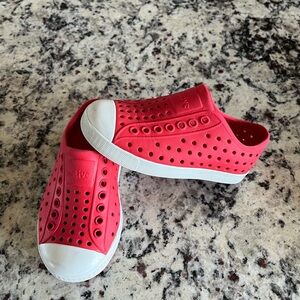 Size 8 Native Red Perforated Slip-On Shoes